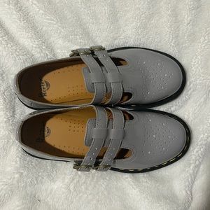 LIKE NEW Grey Dr. Martens Mary Jane!